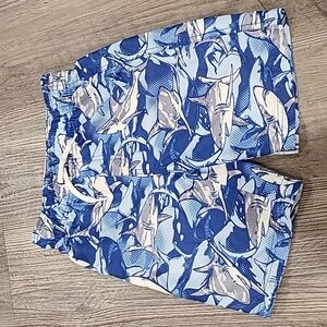 Place-Sports Shark Swim Trunks Size 5/6